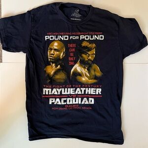 Vintage Pacauiao vs. Mayweather Boxing Tee Size Large